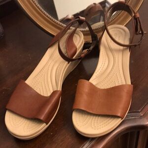 Ladies Croc wedge sandals